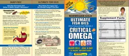 Label for Norwegian Gold Critical Omega Natural Orange Flavor
