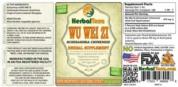 Label for Wu Wei Zi Sugar Free