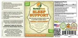 Label for Sleep Support Sugar Free