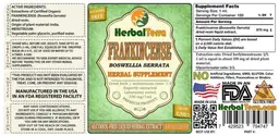 Label for Frankincense Alcohol Free