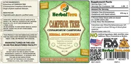 Label for Camphor Tree Alcohol Free