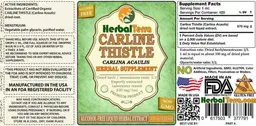 Label for Carline Thistle Alcohol Free