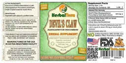 Label for Devil's Claw Alcohol Free