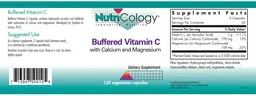 Label for Buffered Vitamin C