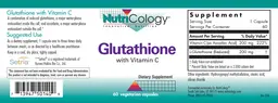 Label for Glutathione with Vitamin C