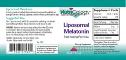 Label for Liposomal Melatonin