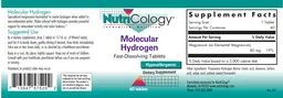 Label for Molecular Hydrogen