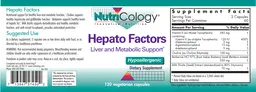 Label for Hepato Factors
