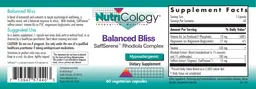 Label for Balanced Bliss