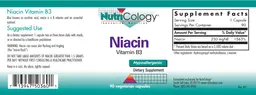 Label for Niacin