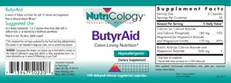 Label for ButyrAid