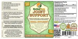 Label for Joint Support Alcohol Free