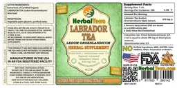 Label for Labrador Tea Alcohol Free