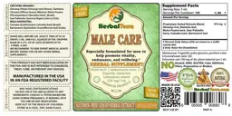 Label for Male Care Alcohol Free