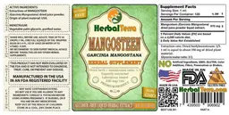 Label for Mangosteen Alcohol Free