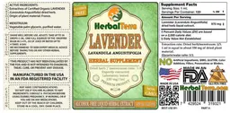 Label for Lavender Lavandula angustifolia Alcohol Free