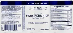 Label for Vitaline B-Complex "100"