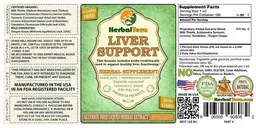 Label for Liver Support Alcohol Free