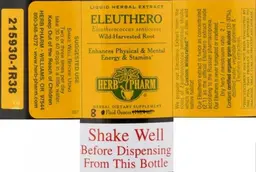 Label for Eleuthero