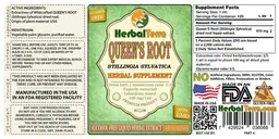 Label for Queen's Root Alcohol Free