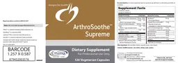 Label for ArthroSoothe Supreme