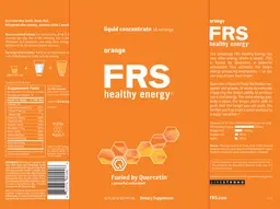 Label for Healthy Energy Orange
