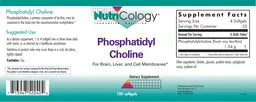 Label for Phosphatidyl Choline