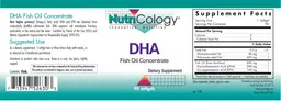 Label for DHA Fish Oil Concentrate