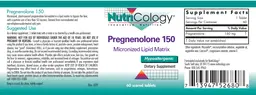 Label for Pregnenolone 150