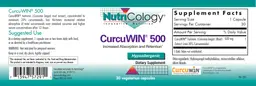 Label for CurcuWIN 500