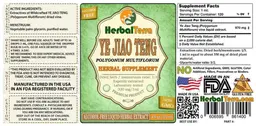 Label for Ye Jiao Teng Alcohol Free