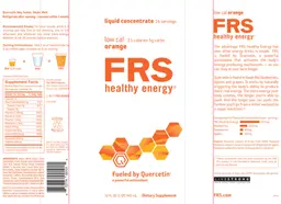 Label for Healthy Energy Low Cal Orange