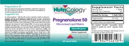 Label for Pregnenolone 50