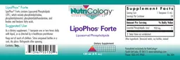 Label for LipoPhos Forte