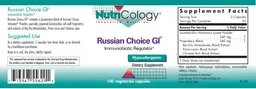 Label for Russian Choice GI