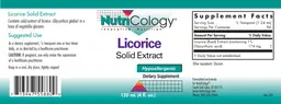 Label for Licorice Solid Extract