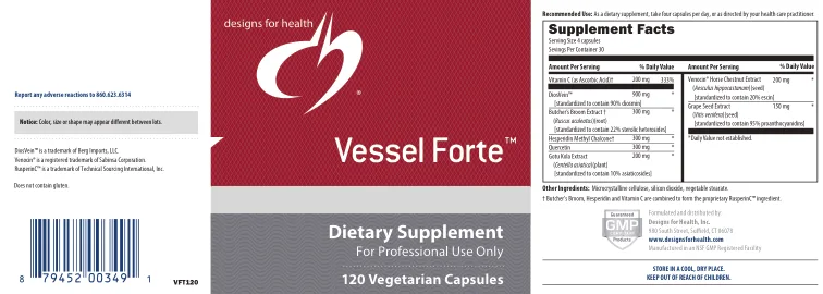 Label for Vessel Forte