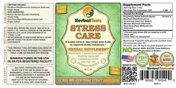 Label for Stress Care Alcohol Free