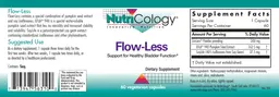 Label for Flow-Less