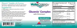 Label for Glucevia Complex with Chromium