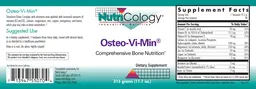 Label for Osteo-Vi-Min