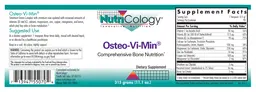 Label for Osteo-Vi-Min