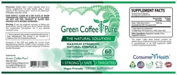 Label for Green Coffee Pure Maximum Strength