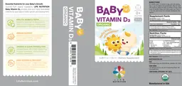 Label for Baby Vitamin D3