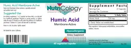 Label for Humic Acid