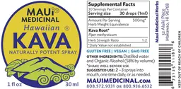 Label for Hawaiian Kava