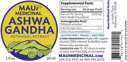 Label for Ashwagandha