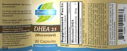 Label for DHEA 25