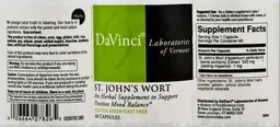 Label for St. John's Wort