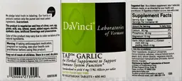 Label for TAP Garlic
